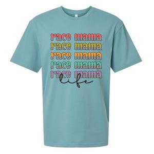 Race Mama Life Proud Racing Mama Race Mother Gift Sueded Cloud Jersey T-Shirt