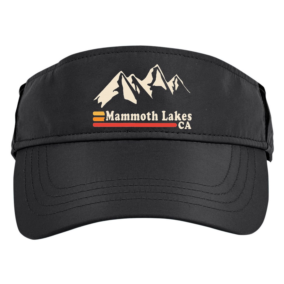 Retro Mammoth Lakes California Ca Mountain Ski Adult Drive Performance Visor