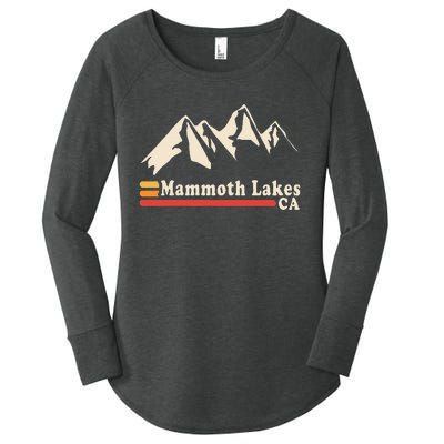 Retro Mammoth Lakes California Ca Mountain Ski Women's Perfect Tri Tunic Long Sleeve Shirt