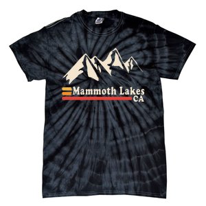 Retro Mammoth Lakes California Ca Mountain Ski Tie-Dye T-Shirt