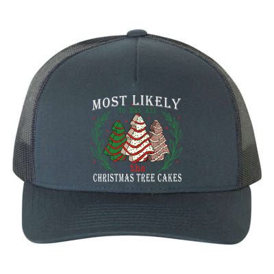 Retro Most Likely To Eat All The Christmas Tree Cakes Debbie Gift Yupoong Adult 5-Panel Trucker Hat