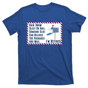 Retired Mail Letter Carrier Postal Worker Retiret Gift T-Shirt