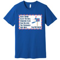 Retired Mail Letter Carrier Postal Worker Retiret Gift Premium T-Shirt