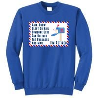 Retired Mail Letter Carrier Postal Worker Retiret Gift Tall Sweatshirt