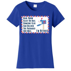 Retired Mail Letter Carrier Postal Worker Retiret Gift Women's T-Shirt