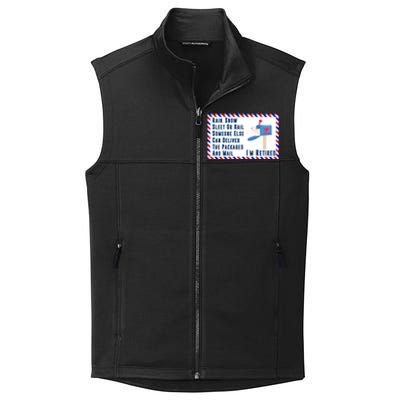 Retired Mail Letter Carrier Postal Worker Retiret Gift Collective Smooth Fleece Vest