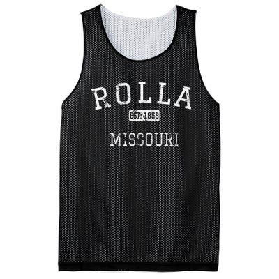 Rolla Missouri MO Vintage Mesh Reversible Basketball Jersey Tank