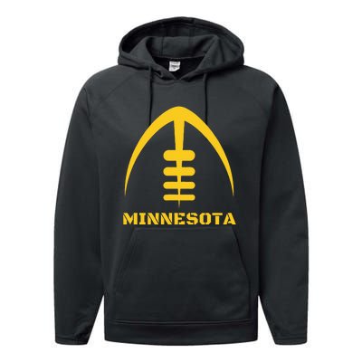 Retro Minnesota Mn Vintage Design Classic Minnesota Performance Fleece Hoodie