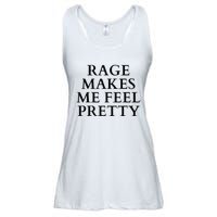 Rage Makes Me Feel Pretty Funny Feminism Slogan Angry Humor Ladies Essential Flowy Tank