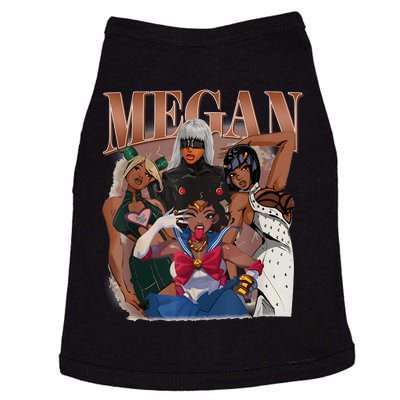 Retro Megan Moon Megan First Name Personalized Vintage Doggie Tank