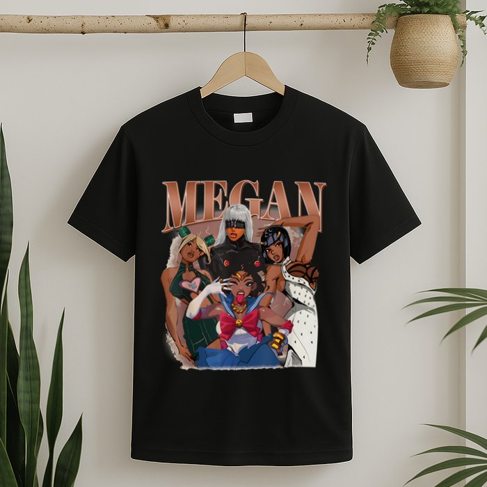 Retro Megan Moon Megan First Name Personalized Vintage T-Shirt