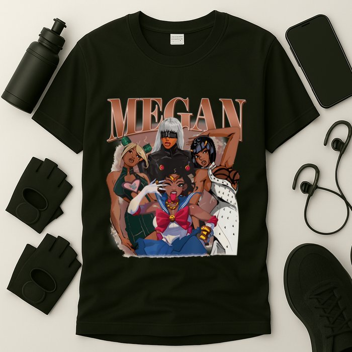 Retro Megan Moon Megan First Name Personalized Vintage T-Shirt