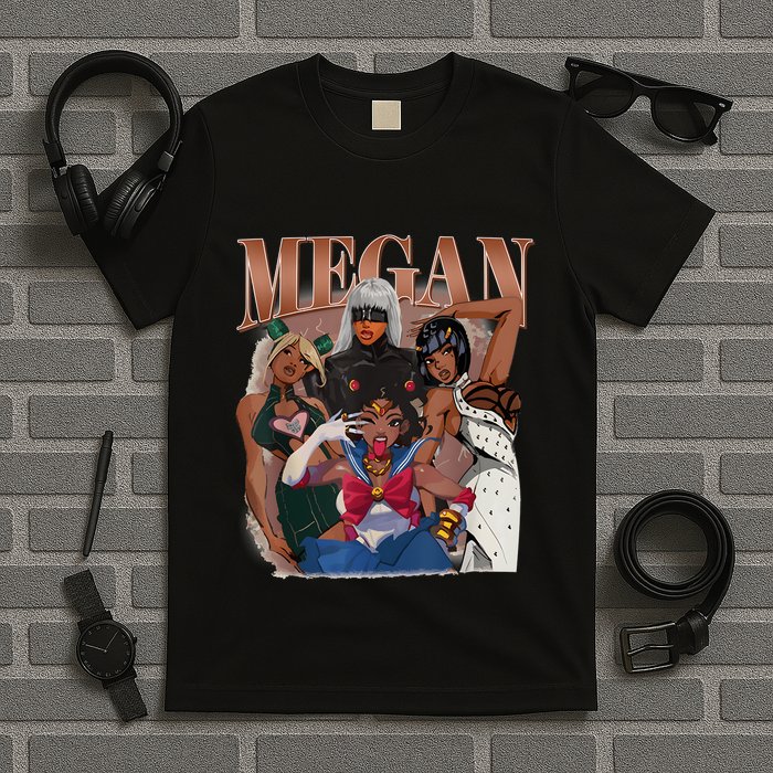 Retro Megan Moon Megan First Name Personalized Vintage T-Shirt