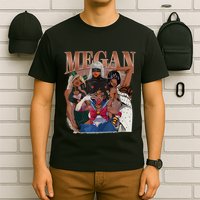 Retro Megan Moon Megan First Name Personalized Vintage T-Shirt