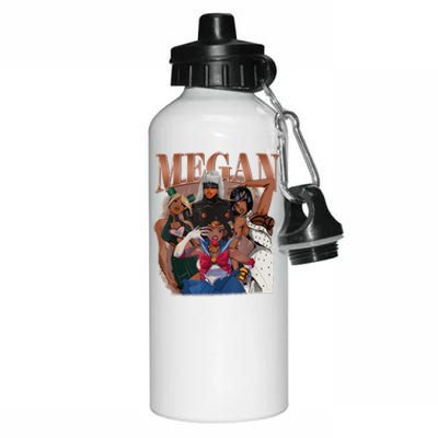 Retro Megan Moon Megan First Name Personalized Vintage Aluminum Water Bottle