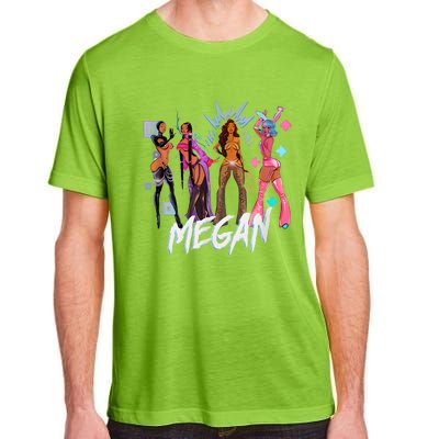 Retro Megan Moon Megan First Name Personalized Vintage Adult ChromaSoft Performance T-Shirt