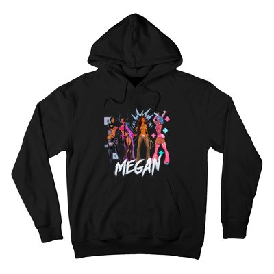 Retro Megan Moon Megan First Name Personalized Vintage Hoodie