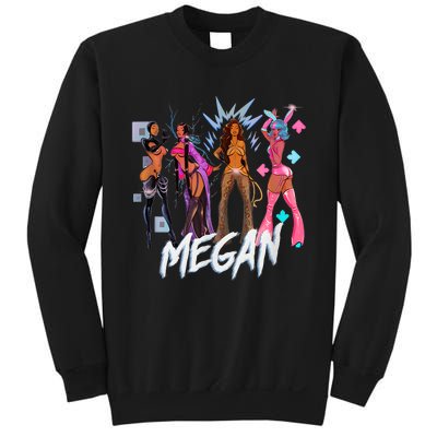 Retro Megan Moon Megan First Name Personalized Vintage Sweatshirt