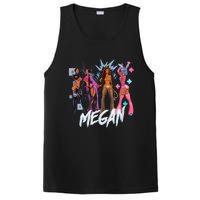 Retro Megan Moon Megan First Name Personalized Vintage PosiCharge Competitor Tank