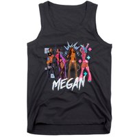 Retro Megan Moon Megan First Name Personalized Vintage Tank Top