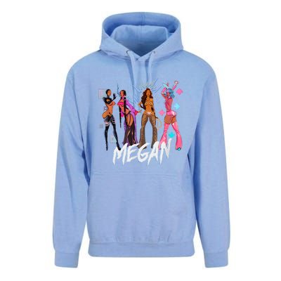 Retro Megan Moon Megan First Name Personalized Vintage Unisex Surf Hoodie