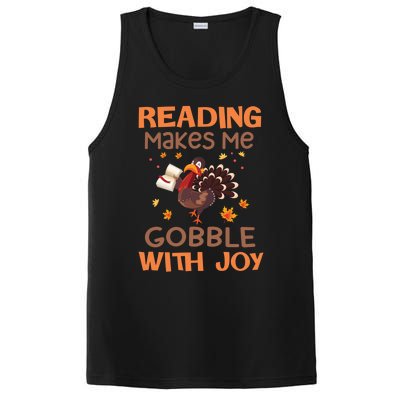 Reading Makes Me Gobble With Joy Meaningful Gift PosiCharge Competitor Tank