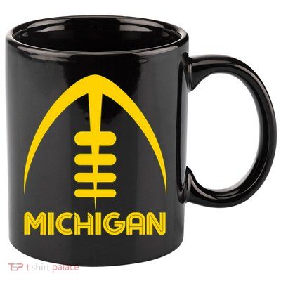 Retro Michigan MI Vintage Design Classic Michigan 11oz C Handle Ceramic Mug