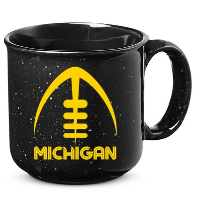 Retro Michigan MI Vintage Design Classic Michigan 15oz Campfire Ceramic Mug