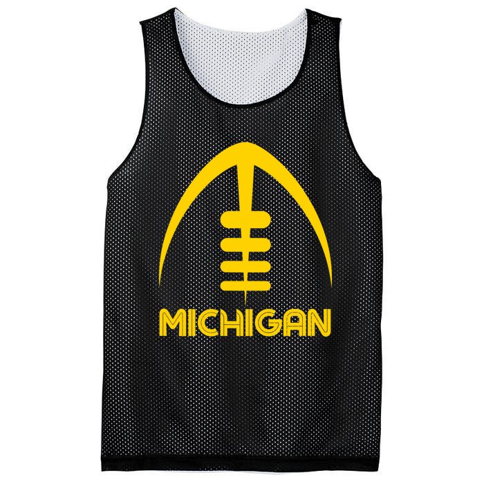 Retro Michigan MI Vintage Design Classic Michigan Mesh Reversible Basketball Jersey Tank