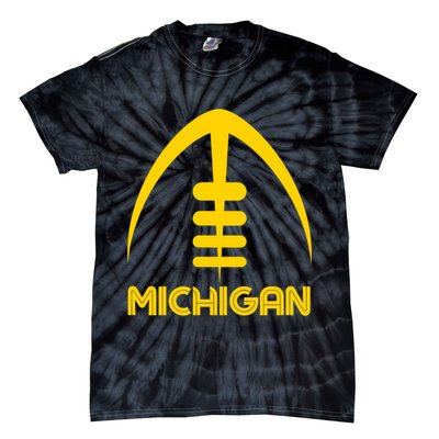 Retro Michigan MI Vintage Design Classic Michigan Tie-Dye T-Shirt