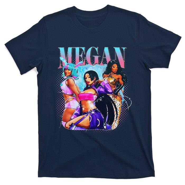 Retro Megan Moon First Name Personalized Vintage T-Shirt