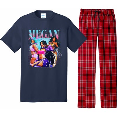 Retro Megan Moon First Name Personalized Vintage Pajama Set