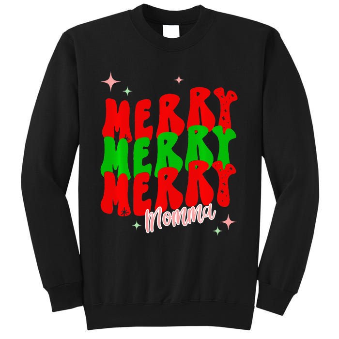 Retro Merry Momma Tall Sweatshirt