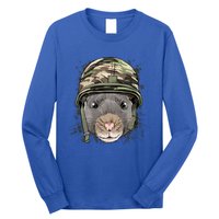 Rat Mouse Military Soldier Veterans Day Mice Rodent Animal Gift Long Sleeve Shirt