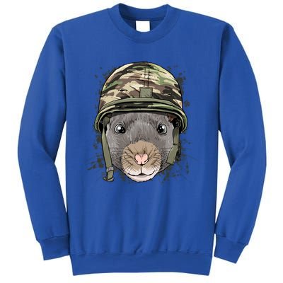 Rat Mouse Military Soldier Veterans Day Mice Rodent Animal Gift Sweatshirt