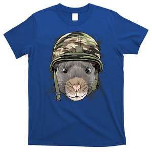 Rat Mouse Military Soldier Veterans Day Mice Rodent Animal Gift T-Shirt