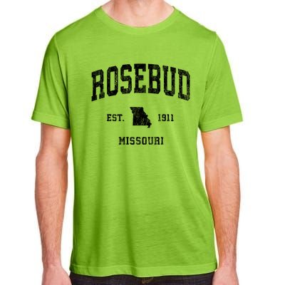 Rosebud Missouri Mo Vintage Athletic Sports Adult ChromaSoft Performance T-Shirt