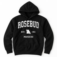 Rosebud Missouri Mo Vintage Athletic Sports Hoodie