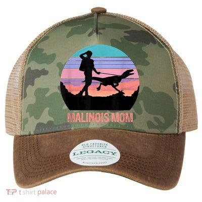 Retro Malinois Mom Hiking Maliraptor Maligator Womens Legacy Tie Dye Trucker Hat