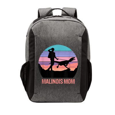 Retro Malinois Mom Hiking Maliraptor Maligator Womens Vector Backpack