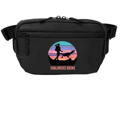 Retro Malinois Mom Hiking Maliraptor Maligator Womens Crossbody Pack