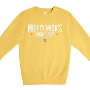 Rocky Mighty Micks Boxing Gym Gift Premium Crewneck Sweatshirt