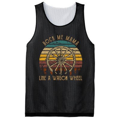 Rock Music Me Mama Like A Wagons Wheel Musician Love Country Mesh Reversible Basketball Jersey Tank