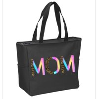 Retro Mom Mother's Day Zip Tote Bag