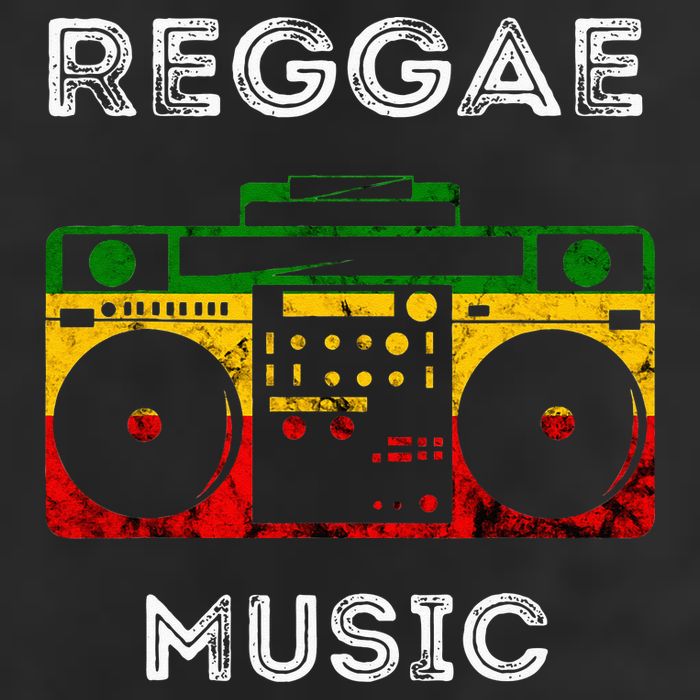 Reggae Music Musicbox Boombox Rastafari Roots Rasta Reggae  7 Panel Mesh Trucker Snapback Hat