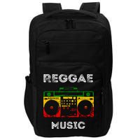Reggae Music Musicbox Boombox Rastafari Roots Rasta Reggae  Impact Tech Backpack