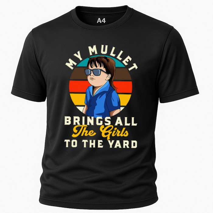 Redneck My Mullet Brings All The To The Yard Cooling Performance Crew T-Shirt