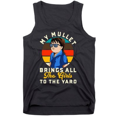 Redneck My Mullet Brings All The To The Yard Tank Top