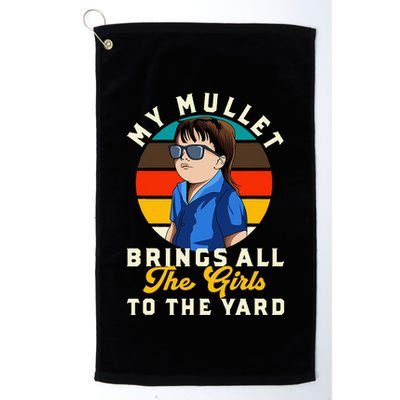 Redneck My Mullet Brings All The To The Yard Golf Towel