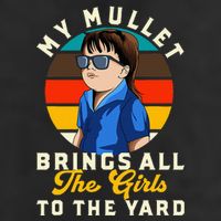 Redneck My Mullet Brings All The To The Yard Golf Towel